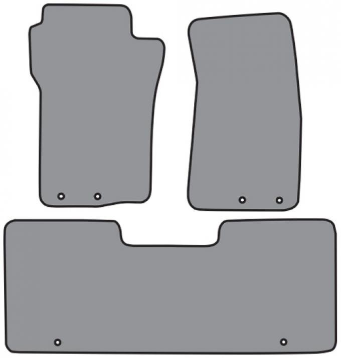 ACC 2001-2005 Ford Explorer Sport Trac 2pc Frts & 1pc Rr Floor Mat (FM400F FM400R) Cutpile
