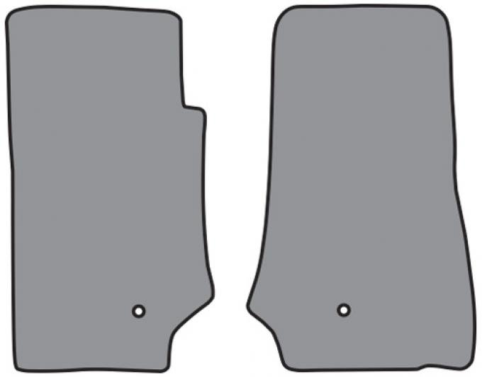 ACC 2007-2010 Jeep Wrangler 2DR Floor Mat Frt Row 2pc (FM348F) Cutpile