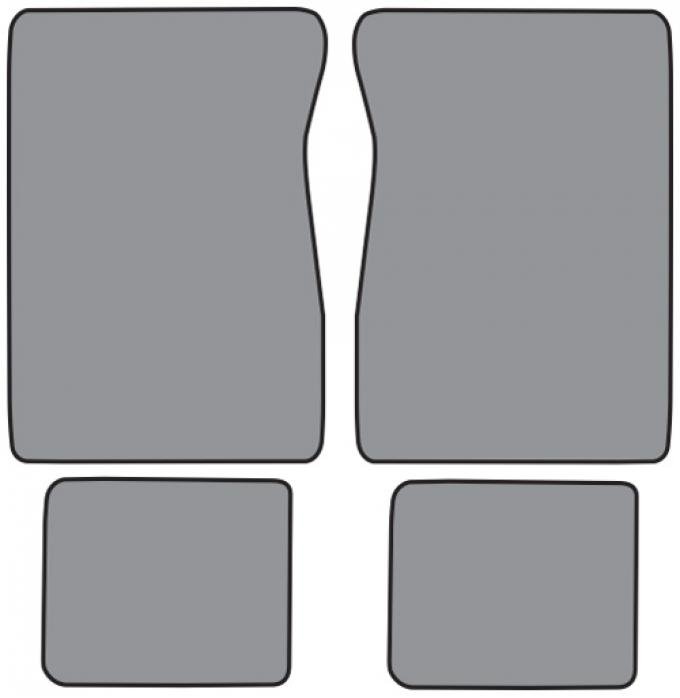 ACC 1971-1972 GMC C15/C1500 Suburban Floor Mat 4pc (FM10F FM18R) Loop