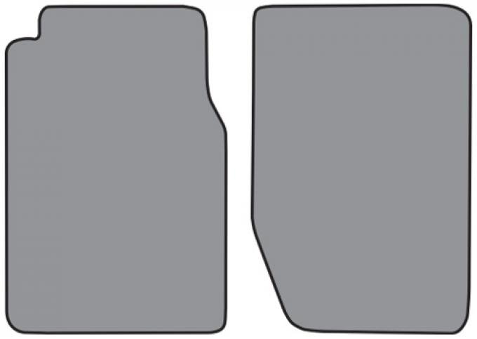 ACC 1965-1968 Jeep J-3600 Floor Mat 2pc (JE268F) Loop