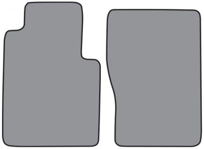 ACC 1971-1973 International 1310 Crew Cab Floor Mat Frt Row 2pc (IH01F) Loop