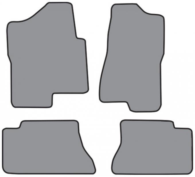 ACC 2007 Chevrolet Silverado 3500 Classic Crew Cab Floor Mat 4pc (FM149F FM308R) Cutpile