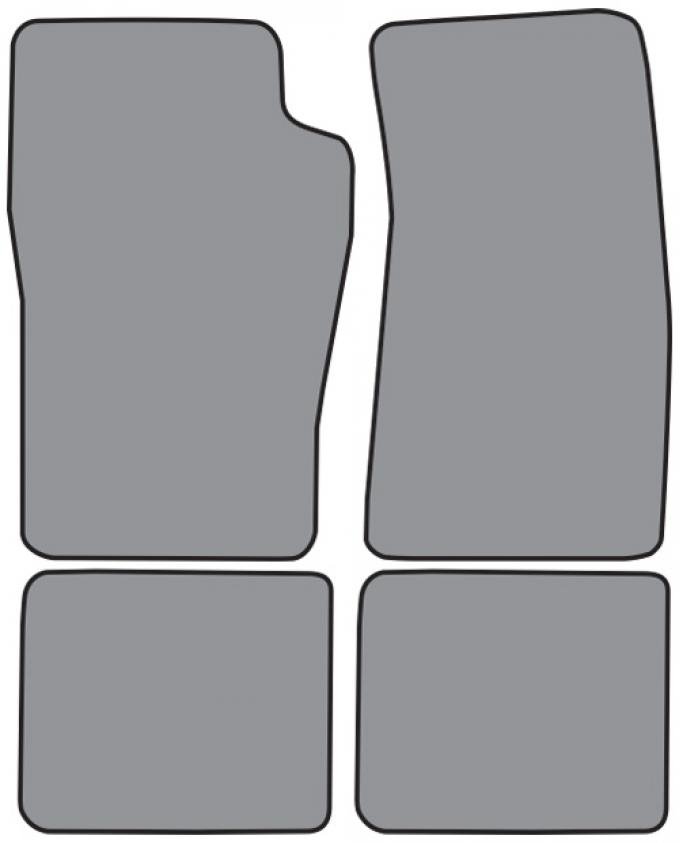 ACC 1997-2001 Mercury Mountaineer Floor Mat 4pc (FM42F FM18R) Cutpile