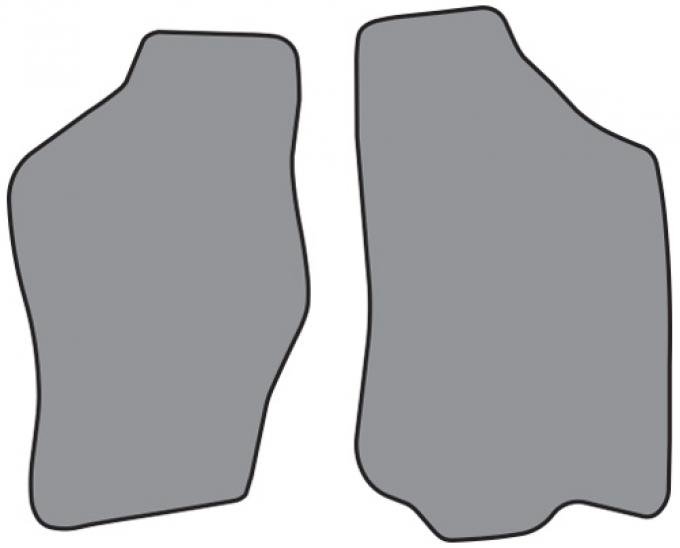 ACC 1979-1982 Nissan 210 Floor Mat Frt Row 2pc (A5098F) Cutpile
