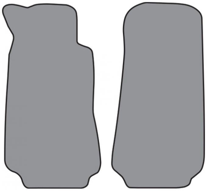 ACC 1979-1982 Fiat 124 Spider Floor Mat Frt Row 2pc (FI259F) Cutpile
