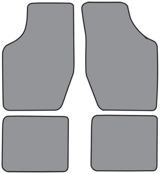 ACC 1989-1996 Chevrolet Beretta Floor Mat 4pc (FM12F FM18R) Cutpile