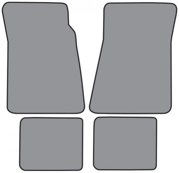 ACC 1980-1984 Ford LTD Crown Victoria Floor Mat 4pc (FO323F FM18R) Cutpile
