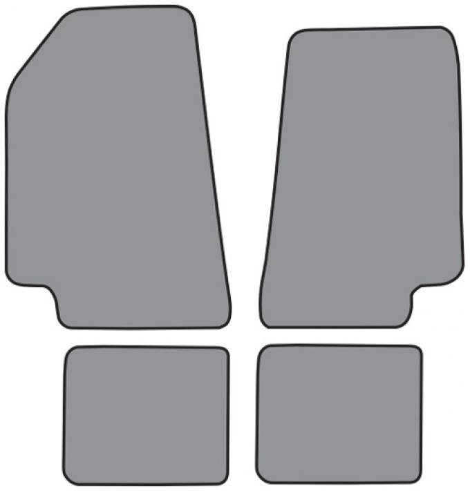 ACC 1979-1981 Dodge St. Regis Floor Mat 4pc (CR172F FM18R) Cutpile