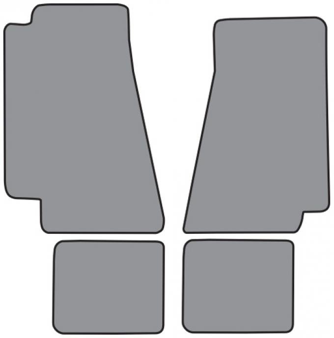 ACC 1983-1989 Chrysler Fifth Avenue Floor Mat 4pc (CR165F FM18R) Cutpile