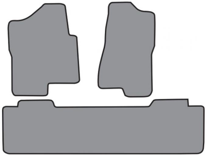 ACC 1999-2006 Chevrolet Silverado 1500 Ext Cab 2pc Frts & 1pc Rr Floor Mat (FM149F FM149R) Cutpile