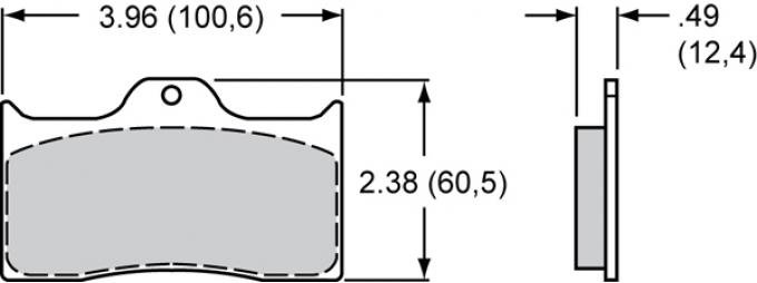 Wilwood Brakes Street Performance / Racing Pads - Plate: 7112 - Compound: BP-20 150-9413K