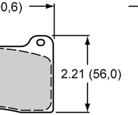 Wilwood Brakes Street Performance / Racing Pads - Plate: 7816 - Compound: BP-10 150-8946K