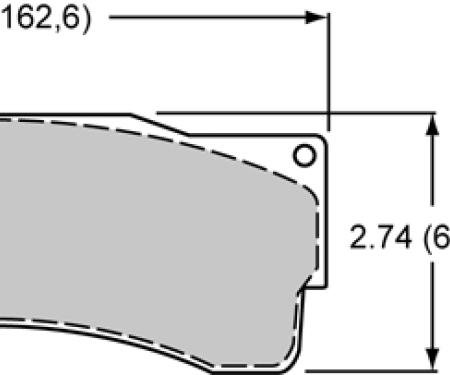 Wilwood Brakes Street Performance / Racing Pads - Plate: 6318 - Compound: BP-10 150-9118K