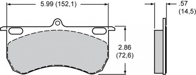 Wilwood Brakes Power Sports / Industrial Pads - Plate: 9115 - Compound: Sintered Metallic 150-15756K