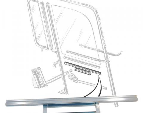 Dennis Carpenter Door Glass Lift Channel - 1957-60 Ford Truck B7C-8121458-A