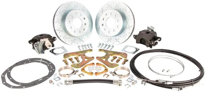 Classic Performance 11" Rear Disc Brake Wheel Kit w/ E-Brakes 68-69 Camaro, 5 x 4.75 1012RWBK-SE-6869ARGX
