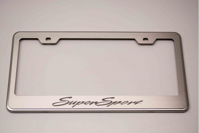 American Car Craft 2010-2016 Chevrolet Camaro Rear Tag Frame Super Sport Etched GM Licensed 102095