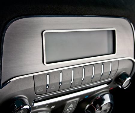 American Car Craft 2010-2015 Chevrolet Camaro Radio Trim Plate Satin/Polished for Factory Radio 101044