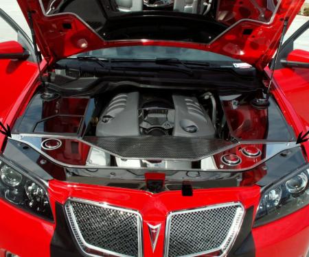 American Car Craft Radiator Cover w/3 Cap Covers Polished 223004
