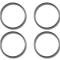 American Car Craft 2003-2007 Hummer H2 Speaker Rings Polished Inner Door 4pc 491011