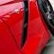 American Car Craft 2015-2019 Chevrolet Corvette Mud Guards Polished w/ Carbon Fiber Backing 4pc 052090