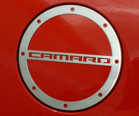 American Car Craft 2010-2017 Chevrolet Camaro Gas Cap Cover Satin "Camaro Style" 102059
