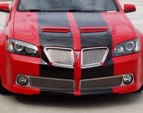 American Car Craft 2008-2009 Pontiac G8 Grille Laser Mesh Upper 2pc 222002