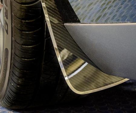 American Car Craft 2015-2017 Dodge Challenger Mud Sport Guards Carbon Fiber 4pc 152045