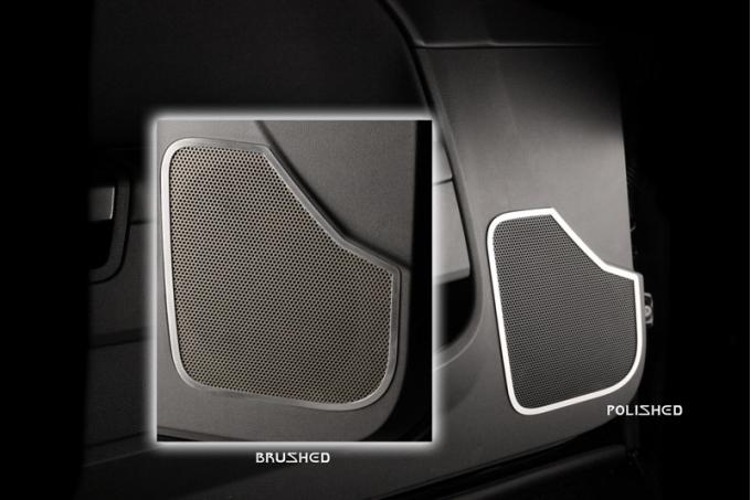 American Car Craft 2008-2014 Dodge Challenger Speaker Trim Front Door Satin 2pc 151025
