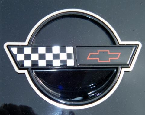 American Car Craft Emblem Trim Rings Polished 2pc 022006