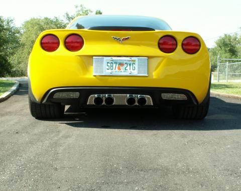 American Car Craft 2005-2013 Chevrolet Corvette Reverse Light Covers Polished Billet Style 042059