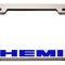 Custom HEMI License Plate Frame - Stainless Steel, Choose Vinyl or LED Color 152024