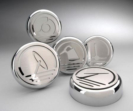 American Car Craft 2008-2018 Chrysler 300 Cap Cover Set Chrome Executive Series Automatic 5pc 043046