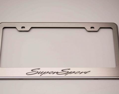American Car Craft 2010-2016 Chevrolet Camaro Rear Tag Frame Super Sport Etched GM Licensed 102095