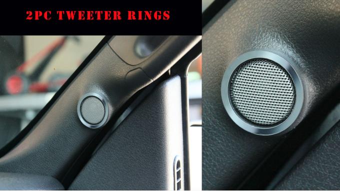 American Car Craft 2010-2014 Ford F-150 Tweeter Rings Polished 2pc 771006