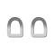 American Car Craft 2010-2012 Ford Mustang Door Lock Trim Polished 2pc 271015