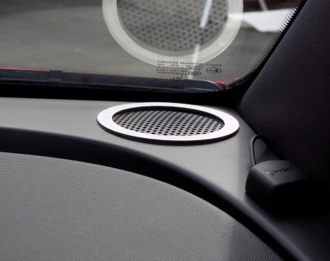 American Car Craft 2008-2009 Pontiac G8 Speaker Trim Bezels Satin Upper Dash Tweeter 2pc 221006