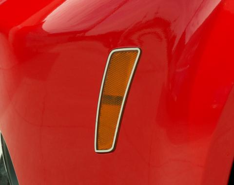 American Car Craft 2008-2009 Pontiac G8 Side Marker Trim Polished 2pc 222010