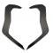 American Car Craft 2017 Ford F-150 Extended Fender Insert Headlight Trim Carbon Fiber Wrap Vinyl 2pc 772053