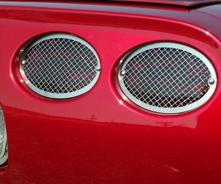 American Car Craft Taillight Grilles Laser Mesh 4pc 032027