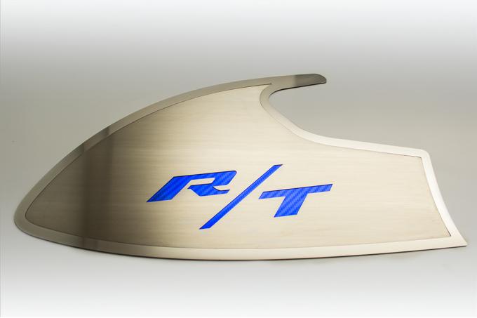 2015-2020 Dodge Challenger - Door Badges Brushed with 'RT' Lettering - Choose Color 151058
