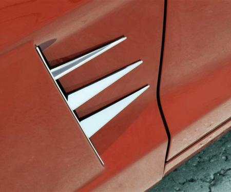 American Car Craft 2005-2013 Chevrolet Corvette Vent Spears Only Polished 6pc C6 042048