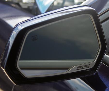 American Car Craft 2010-2013 Chevrolet Camaro Mirror Trim Side View Satin "SS Style" 2pc 102057