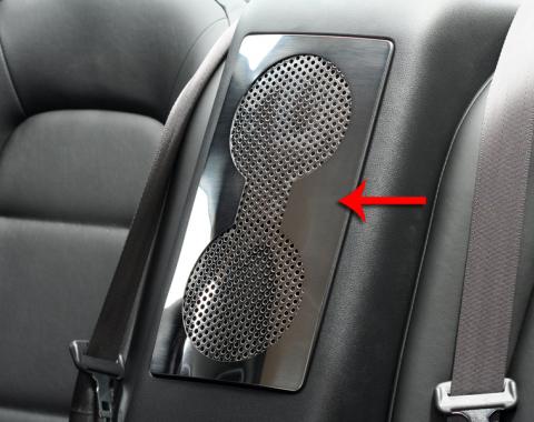 American Car Craft 2010-2013 Nissan GT-R Speaker Rear Trim Plate Perforated 161014