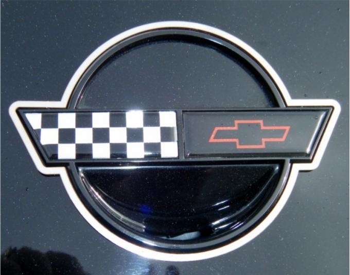 American Car Craft Emblem Trim Rings Polished 2pc 022005