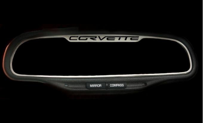 American Car Craft 2015-2019 Chevrolet Corvette Mirror Trim Rear View Corvette Style Trim Auto Dim GM Licensed 041034