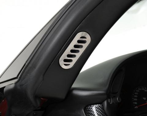 American Car Craft Pillar Vent Covers Satin 2pc 031030