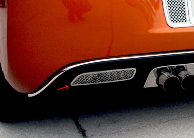 American Car Craft 2005-2013 Chevrolet Corvette Reverse Light Covers Laser Mesh 042060