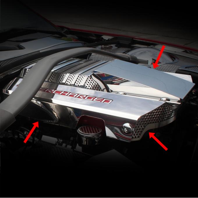 American Car Craft 2012-2015 Chevrolet Camaro Engine Shroud Cover 103058