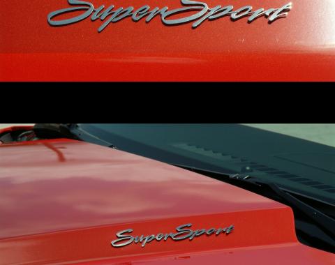 American Car Craft 2010-2015 Chevrolet Camaro Exterior Badges Polished "Super Sport" 2pc 102007